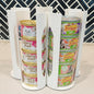 Cat Food Organizer Holder - Can Organizer for Pantry, Wet Cat Food Storage Container for 3oz & 5.5oz, Vertical Dispenser, Space Saving Pantry Stand for Kitchen Cabinet & Countertop (white)