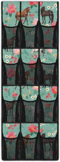Cute Horse Over The Door Organizer 12 Pockets Door Hanging Shoe Organizer for Office Easy to Install Wall Hanging Storage for Closet Space Saving Shoe Holder Hanger