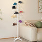 Montex Hat Rack Stand 15 Hooks, Hat Display Stand Metal, Hat Display for Stores, 15 Customizable Circular Hooks (White)