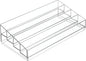 iDesign Tiered Cosmetics & Nail Polish Organizer, The Clarity Collection – 12.75 IN X 6.5IN X 3.75 IN, Clear