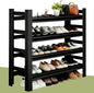Shoe Rock for Closet,Shoe Rack for Entryway,Freestanding Garage Shoe Shelf, Metal Adjustable Shelves,Easy to Assemble,Suitable for Wardrobes,Entryways,Bedrooms,and Garages (31.5" W x 11.8" D x 54" H)