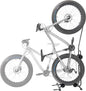 CyclingDeal Upright Bike Stand - Premium Quality Vertical & Horizontal Adjustable Bicycle Floor Parking Rack - for Storing MTB Road Bikes - up to 29” Wheel Size - for Fat Bike - 1 Bike