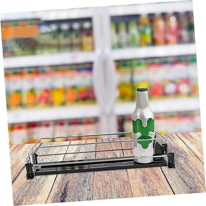 IMIKEYA Automatic Pusher Can Organizer for Drinks Stable Material Easy Install Refrigerator Soda and Beer Beverage Dispenser Suitable for Bottles and Cans