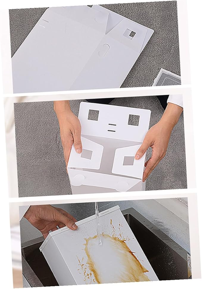 VANZACK 6PCS Thickened Transparent Stackable Shoes Storage Box Plastic Shoe Organizer for Men White Frame Shoebox Container for Small Spaces Dorm Closets