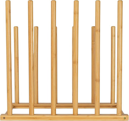 Bamboo 6 Pair Boot Rack, Natural