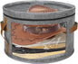 STARGAZ Oversized Clear Hat Storage Bag, Hat boxes for women storage, Cowboy hat storage, Hat accessories, hat organizer for closet, hat travel case with Handle, Holds Up to 10 Hats (Grey 1 Pack)