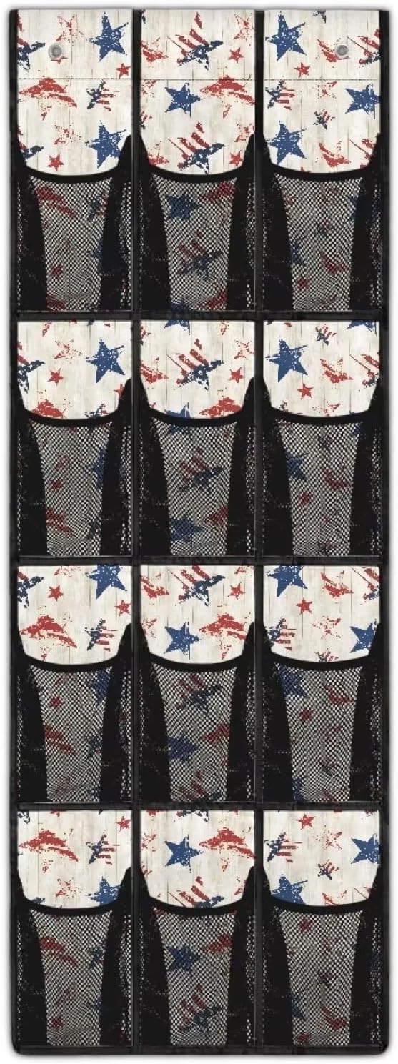 Stars Over the Door Shoe Organizer,Shoe Organizer Door Hanger,Shoes Hanger Storage Organizer Bag for Bedroom