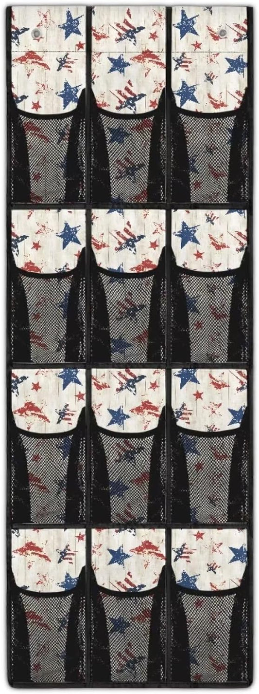Stars Over the Door Shoe Organizer,Shoe Organizer Door Hanger,Shoes Hanger Storage Organizer Bag for Bedroom