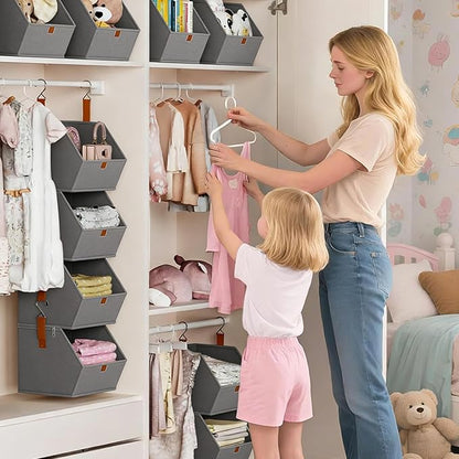 Over The Door Storage Organizer – Hanging Closet Rack, Multi-Pocket Fabric Holder, Durable Lightweight Design (Space Saving Efficient Solution) | Bedroom Bathroom Kitchen Accessory For Shoes Scarves H