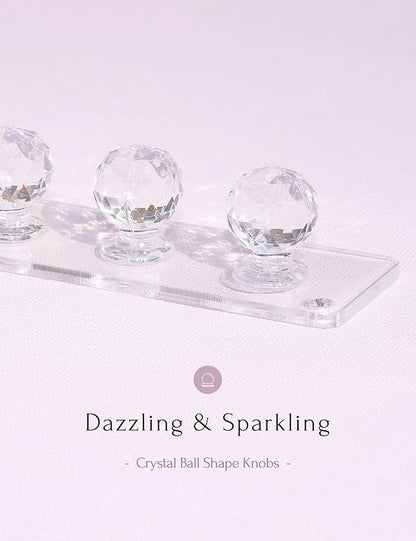 Heesch Necklace Hanger, Acrylic Necklace Holder, Necklace Organizer Wall Mount, Jewelry Hooks for Necklaces, Bracelets, Chains (4-pack Clear Short)