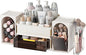INVSSENE Stackable Makeup Organizer Countertop, Storage Perfume Skincare Cosmetic Lipstick Face Mask Makeup Brush Palettes, Ideal for Vanity Bathroom Counter