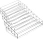 iDesign Tiered Cosmetics & Nail Polish Organizer, The Clarity Collection – 12.75 IN X 6.5IN X 3.75 IN, Clear (Pack of 4)