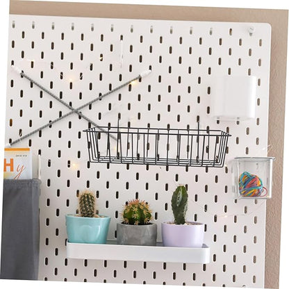 2pcs Hanging Baskets for Organizing Wire Storage Baskets for Wall Mounting Versatile Pantry and Home Decor for Kitchens Bathrooms and Garages