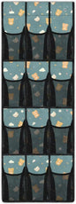 Cute Bear Over the Door Shoe Organizer 12 Large Pockets Hanging Shoe Organizer for Closet Foldable Shoe Rack for Door Sock Organizer