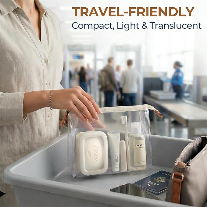 AIMAIAIMAI Compact Leakproof Travel Soap Case, Shatterproof Silicone Travel Soap Container with Draining Pad, Great for Outdoor, Camping, Gym (Off-White)