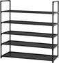 Large Capacity Space-Saving Shoe Rack, 5-Tier Detachable Shoe Storage Organizer Holds 20-25 Pairs, Waterproof Non Woven Fabric Corner Rack for Entryway, Closet, Hallway, Garage
