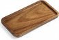 Wood Tray for Bathroom, Wood Soap Dispenser Tray, Toilet Tank Tray, Kitchen Tray, Comestic Holder Bathtub Organizer, Home Decor Ideal for Jewelry, Cosmetics, and Small Items (7.5 x 4 x 0.6 inch)