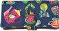 Tea Bag Wallet, XL, Featuring Tea Cups and Flowers, Twelve Pockets, Nothing Falls Out, Secure Hold Tea Bags, Includes 4 Tea Bags, Quilted Handmade, Your Choice of Fabric