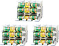 FIFO Can Tracker 3-Pack - 3-Tier Rotating Food Can Organizer for Pantry, Expandable Soda Can Storage for Kitchen, Holds 54 Cans of Food or Soda
