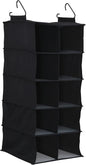 Household Essentials 10 Pocket Hanging Shoe Closet Organizer with Hooks