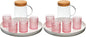 iDesign Recycled Plastic Lazy Susan Turntable Organizer, The Rosanna Pansino Collection – 14.9” L x 14.85” W x 1.6” H, Coconut (Pack of 2)