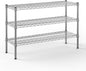 14" Deep x 42" Wide x 27" Height Wire Shelving Kit | 3-Tier | NSF Commercial Storage Rack Unit