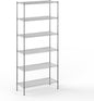 18" Deep x 42" Wide x 96" Height Wire Shelving Kit | 6-Tier |NSF Commercial Storage Rack Unit