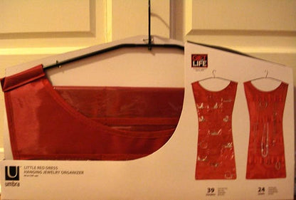 Umbra Little Dress Jewelry Organizer, Red