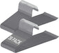 devesanter Pants Hanger, 30 Pack Space Saving Open-Ended Metal Pants Hanger, Non Slip Trousers Slack Hangers Organizers for Pants Jeans Slacks Scarf Trousers Ties,Grey