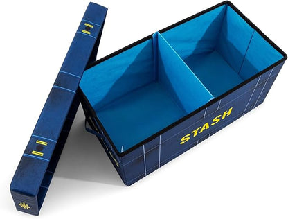 Fallout 76 Vault-Tec Fabric Storage Bin | Cube Organizer For Cabinet, Closet | 24 x 12 Inches