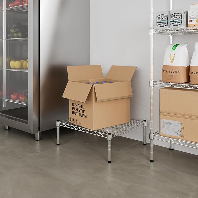 21" Deep x 24" Wide x 8" Height Wire Shelving Kit | 1-Tier | NSF Commercial Storage Rack Unit