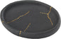 Nicole Miller - Soap Dish, Resin Countertop Accessories, Dorm Room Essentials (Sydney Collection, Black/Gold)