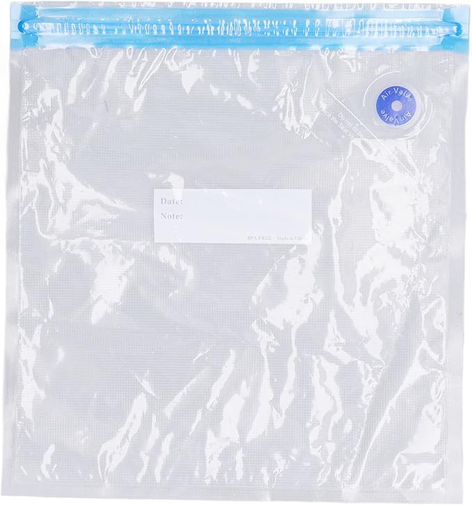 6PCS 22 * 21CM Vacuum Storage Bags Space Saver Sealed Reusable Vacuum Sealed Compressed Space Saver Bags for Food Clothing