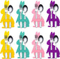 8 Pack Easter Bunny Utensil Cutlery Holders, Reusable and Cute Rabbit Shape Easter Felt Cutlery Holders, EasterTable Decor for the Home Spring Decorations and Easter Party Supplies