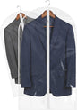 40” All Clear Garment Bags for Travel - PEVA Waterproof Suit Cover with Zipper for Hanging Clothes, Dresses, Coats - Durable Dresser for Closet Storage, Dustproof & Moisture Resistant - 40''/2 Pack