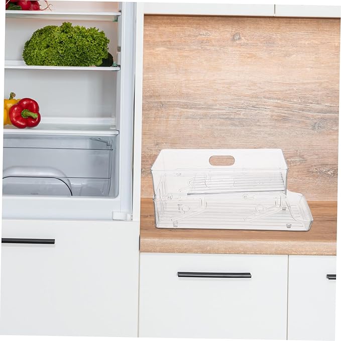Fridge Can Dispenser Soda Rack for Refrigerator Large Capacity Can Organizer