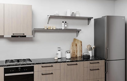 AmGood 10 in. x 48 in. Stainless Steel Wall Shelf | NSF | Metal Shelving | Garage, Laundry, Storage, Utility Room | Restaurant, Commercial Kitchen
