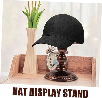 ULTECHNOVO Baseball Cap Hat Rack Stand Holder Display Case Freestanding Metal Dome