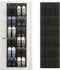 Shoe Rack for Door, Shoe Hanger for Door 24 Mesh Pocket Over The Organizer Space Saving Hanging Storage Holder with Hooks 64x19 Inch Black, Hanging Organizer