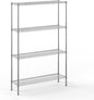14" Deep x 48" Wide x 74" Height Wire Shelving Kit | 4-Tier | NSF Commercial Storage Rack Unit