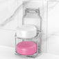 2-Tier Silver Shower Soap Shampoo Bar Holder, Self Adhesive & Freestanding Draining Soap Dish Caddy