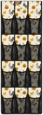 12 Large Mesh Pockets Over the Door Shoe Organizer Sunflower Chicken Hanging Shoe Rack for Closet Shoe Organizer Door Shoe Hanger