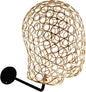 predolo Decorative Wall Mounted Mannequin Head Hat Rack/Manikin Hanger Hat Cap Display Model Holder for Bedroom Entryway, Golden
