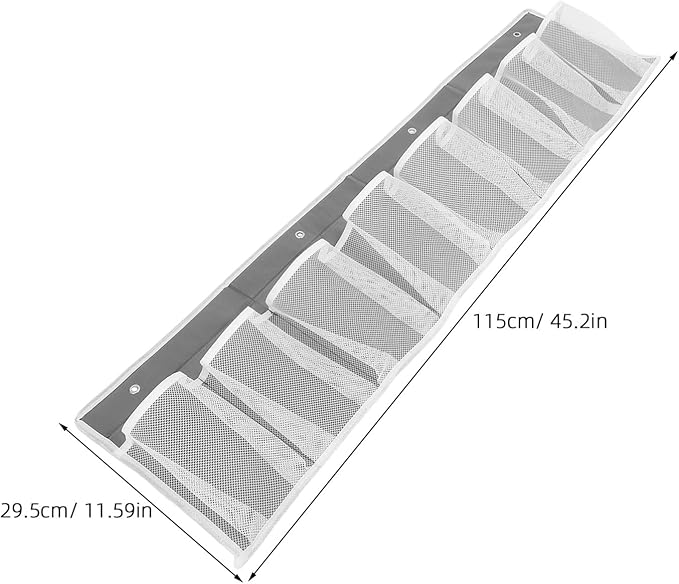 PRETYZOOM Hanging Shoe Rack for Bedside over Door Organizer Mesh Storage Bag Rv Storage Breathable Space-saving Easy Access