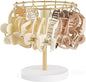 Dahey Metal Claw Clip Organizer Holder Stand Storage Display Hair Accessories Bedroom Bathroom College Dorm Room Decor for Women and Girls, Gold