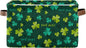 Bolaz Large Storage Basket St Patrick Day Shamrocks Clover Lucky Leaf Foldable Storage Box Organizer Bins with Handles for Bedroom Home Office