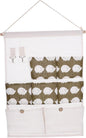 Vaguelly Closet Wall Organizer Wall Storage Pocket Hooks Bar Included Multi-pocket Design