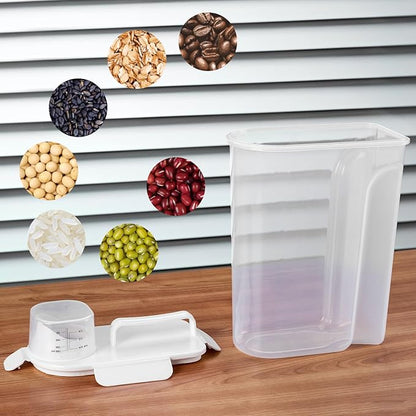 FrutPunch Rice Container,Rice Storage Container,5L,5.2Qt Tcereal Storage Container,Suitable for Home Kitchen Rice, Soybean Food Storage,Pet Food Storage Containers (5, Liters)