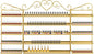 5-Tier Wall-Mounted Nail Polish Storage Racks Set of 3, Metal Cosmetic Display Case with Lipstick Perfume Shelf, Essential Oil Organizer for Home Spa Nail Salon Shop(Gold)