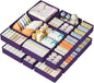 DIMJ Drawer Organizer Clothes 15 Pack - Foldable Baby Organizers and Storage & Dresser Organizer for Bedroom, Closet - Nursery Organization Dresser Dividers for underwear, Sock,Bra, Belt, Tie, Purple
